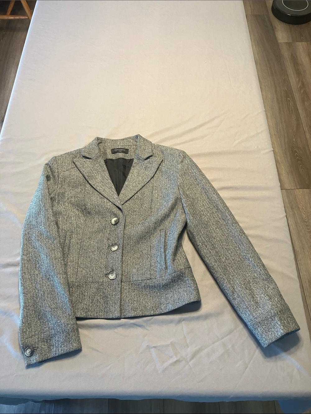 Context Gray Tweed Women's Blazer